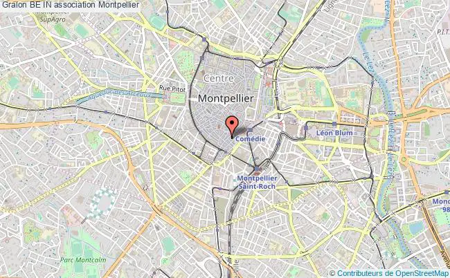 plan association Be In Montpellier