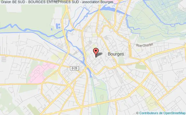 plan association Be Sud - Bourges Entreprises Sud - Bourges