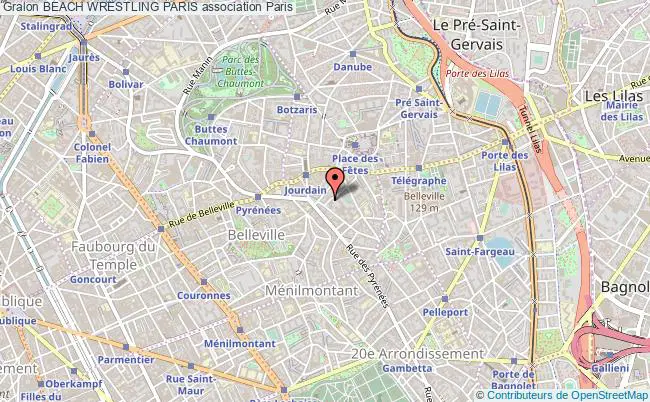 plan association Beach Wrestling Paris Paris