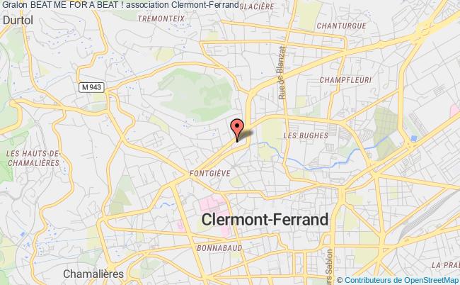plan association Beat Me For A Beat ! Clermont-Ferrand