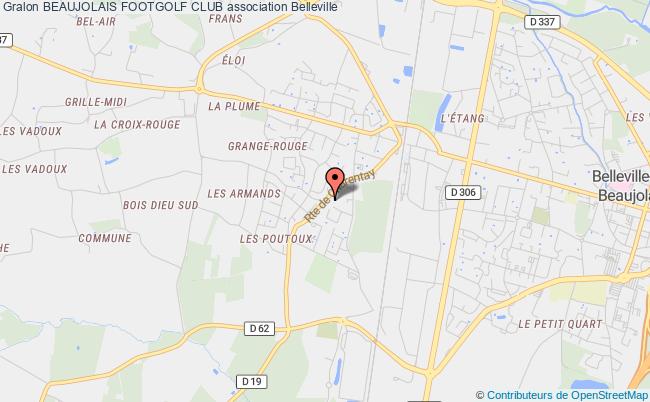plan association Beaujolais Footgolf Club Belleville-en-Beaujolais
