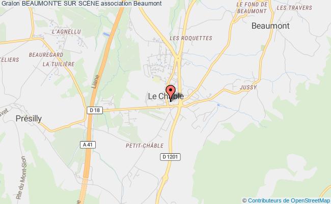 plan association Beaumont'e Sur ScÈne Beaumont