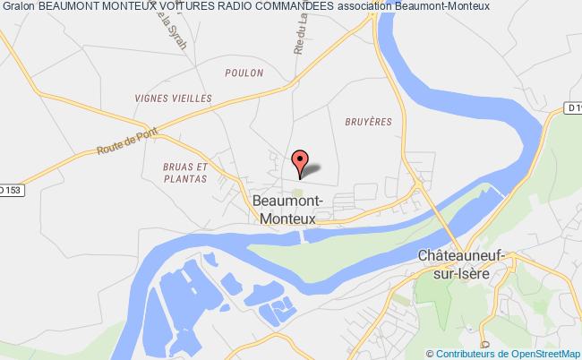 plan association Beaumont Monteux Voitures Radio Commandees Beaumont-Monteux