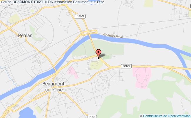 plan association Beaumont Triathlon Beaumont-sur-Oise