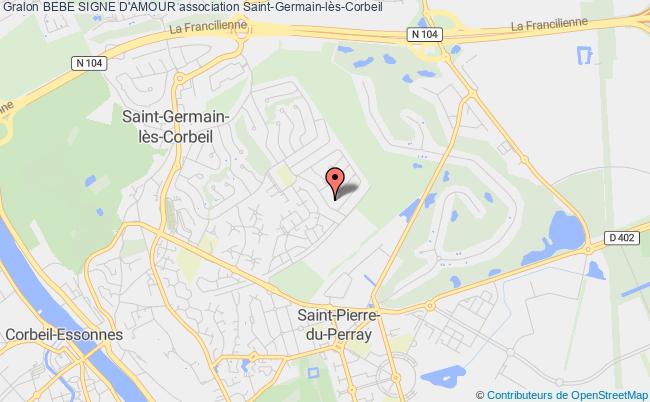 plan association Bebe Signe D'amour Saint-Germain-lès-Corbeil