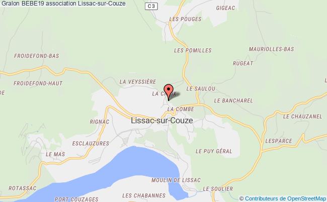 plan association Bebe19 Lissac-sur-Couze