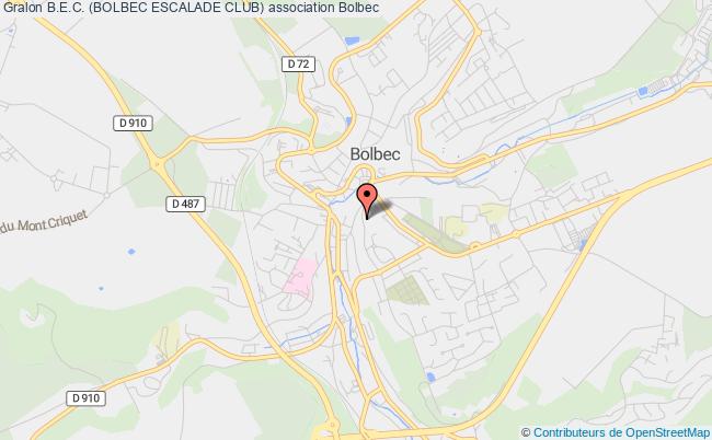plan association B.e.c. (bolbec Escalade Club) Bolbec
