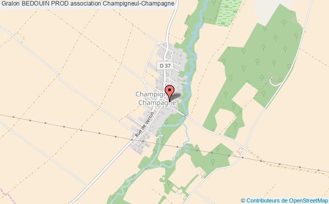 plan association Bedouin Prod Champigneul-Champagne