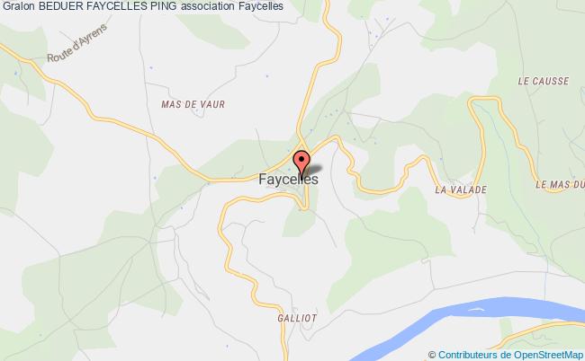 plan association Beduer Faycelles Ping Faycelles