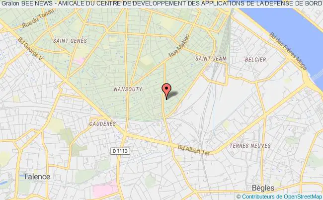 plan association Bee News - Amicale Du Centre De Developpement Des Applications De La Defense De Bordeaux (cdad-bdx) Bordeaux