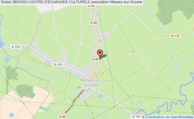 plan association Bekaso-centre D'Échanges Culturels Messey-sur-Grosne