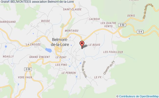 plan association Bel'montÉes Belmont-de-la-Loire