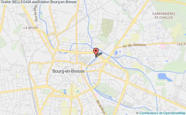 plan association BellegaÏa Bourg-en-Bresse