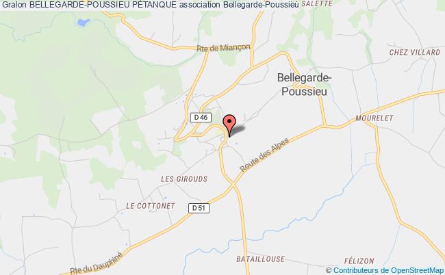 plan association Bellegarde-poussieu PÉtanque Bellegarde-Poussieu