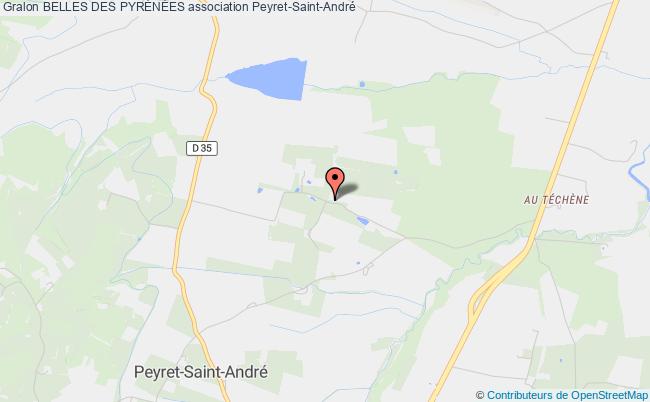 plan association Belles Des PyrÉnÉes Peyret-Saint-André