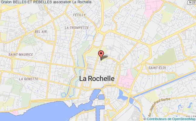 plan association Belles Et Rebelles La    Rochelle