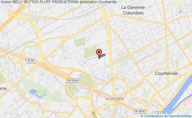 plan association Belly Button Fluff Productions Courbevoie