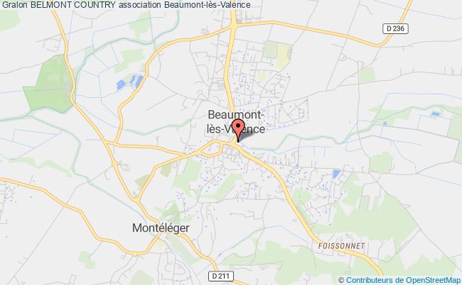 plan association Belmont Country Beaumont-lès-Valence