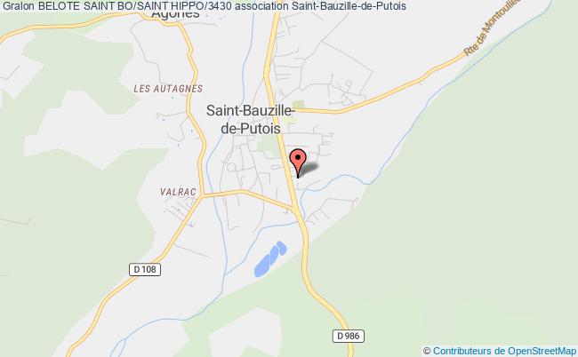 plan association Belote Saint Bo/saint Hippo/3430 Saint-Bauzille-de-Putois