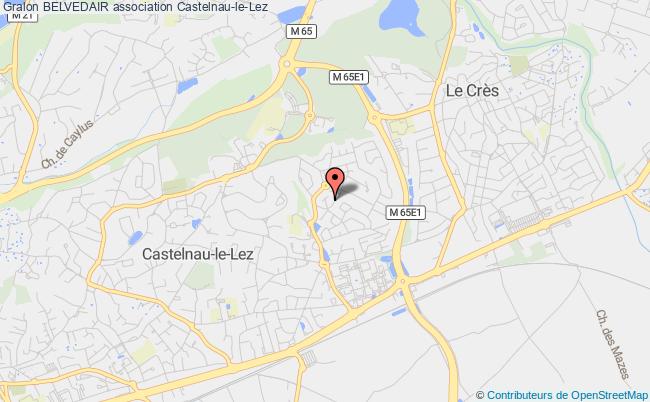 plan association Belvedair Castelnau-le-Lez