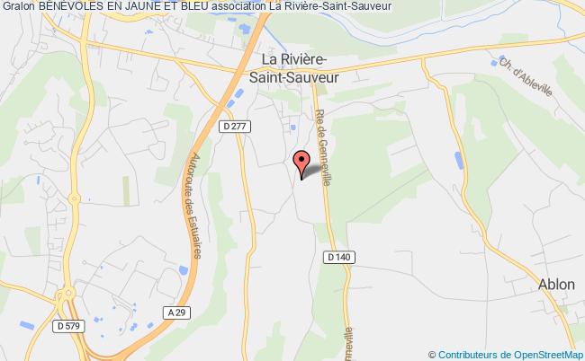 plan association BÉnÉvoles En Jaune Et Bleu Rivière-Saint-Sauveur