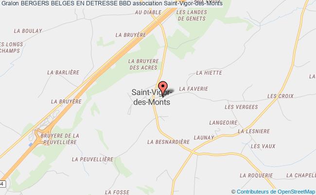 plan association Bergers Belges En Detresse Bbd Saint-Vigor-des-Monts