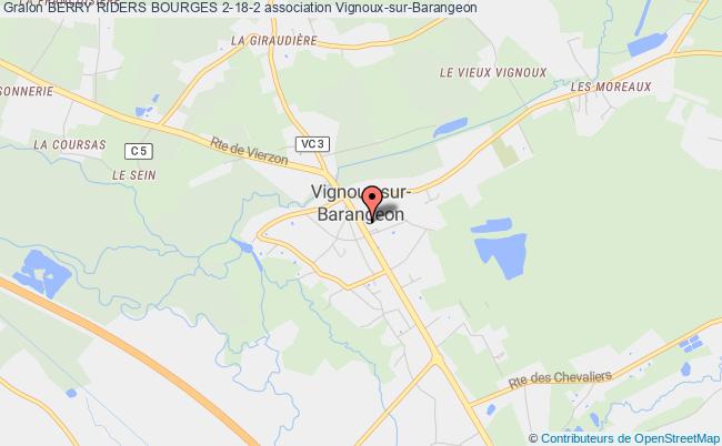 plan association Berry Riders Bourges 2-18-2 Vignoux-sur-Barangeon