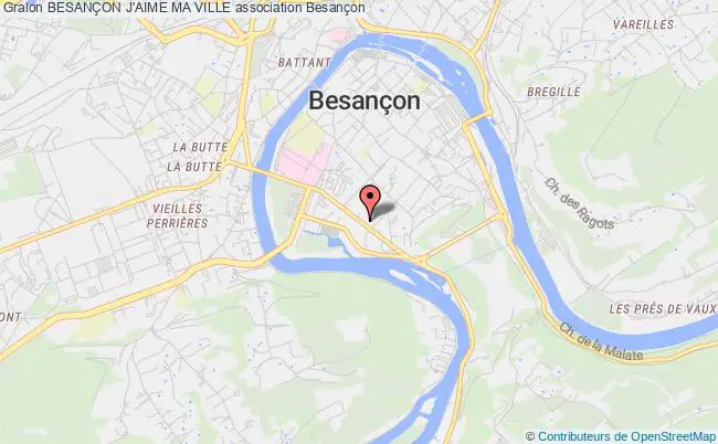 plan association BesanÇon J'aime Ma Ville Besançon