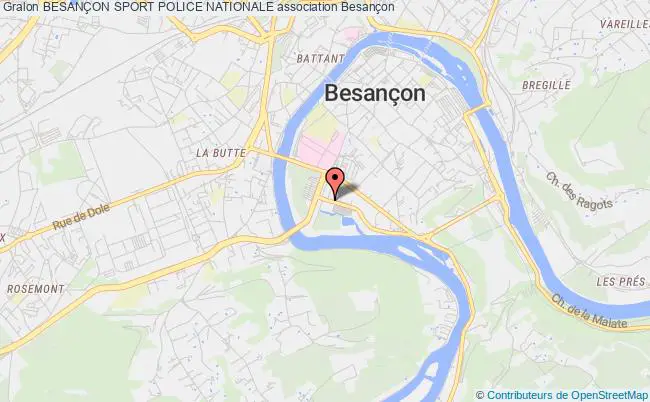 plan association BesanÇon Sport Police Nationale Besançon