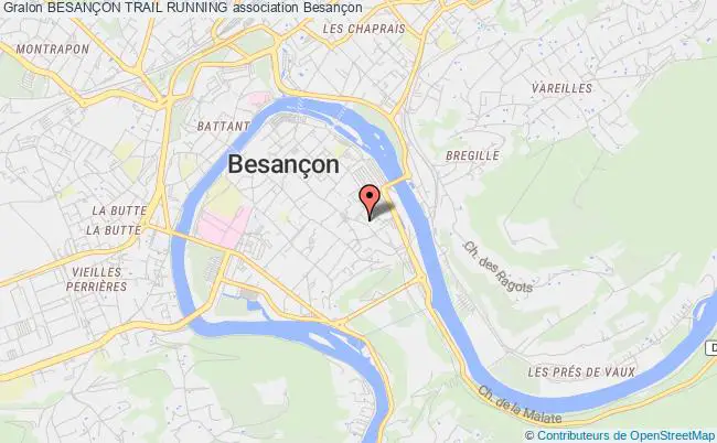 plan association BesanÇon Trail Running Besançon