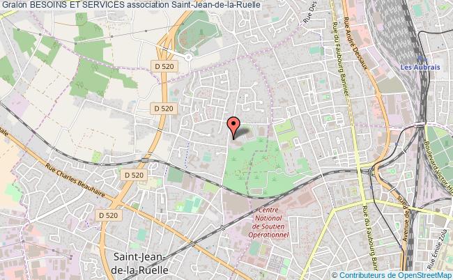 plan association Besoins Et Services Saint-Jean-de-la-Ruelle