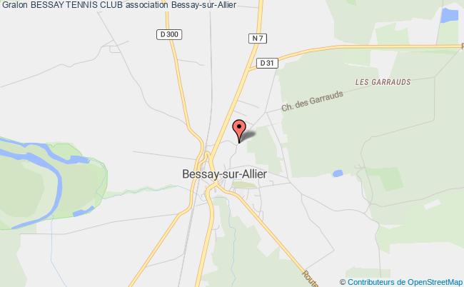 plan association Bessay Tennis Club Bessay-sur-Allier