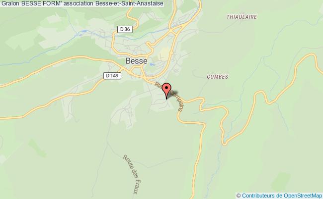 plan association Besse Form' Besse-et-Saint-Anastaise