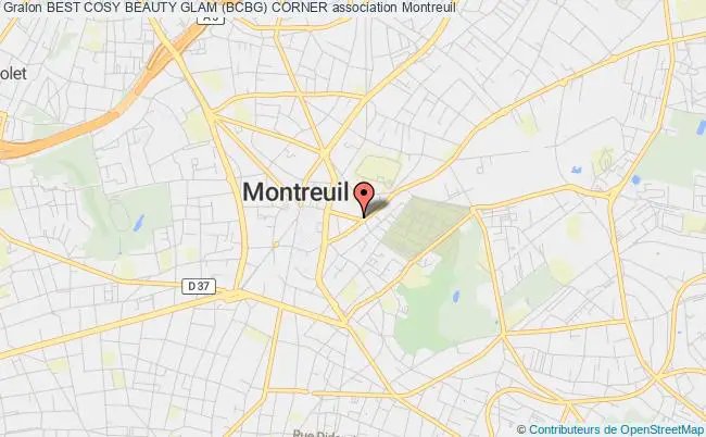 plan association Best Cosy Beauty Glam (bcbg) Corner Montreuil