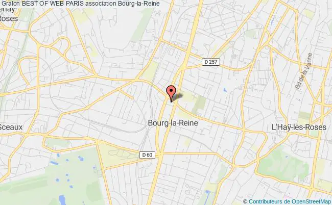 plan association Best Of Web Paris Bourg-la-Reine