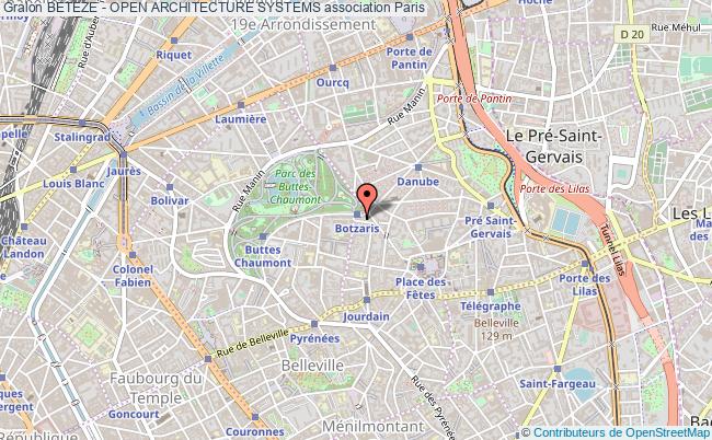 plan association Beteze - Open Architecture Systems Paris