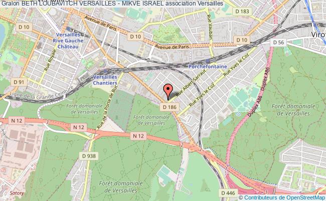 plan association Beth Loubavitch Versailles - Mikve Israel Versailles