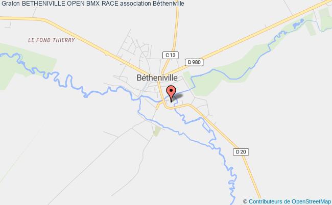 plan association Betheniville Open Bmx Race Bétheniville