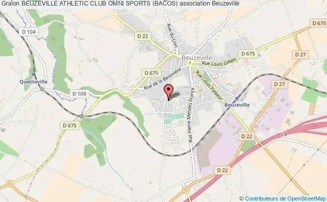 plan association Beuzeville Athletic Club Omni Sports (bacos) Beuzeville