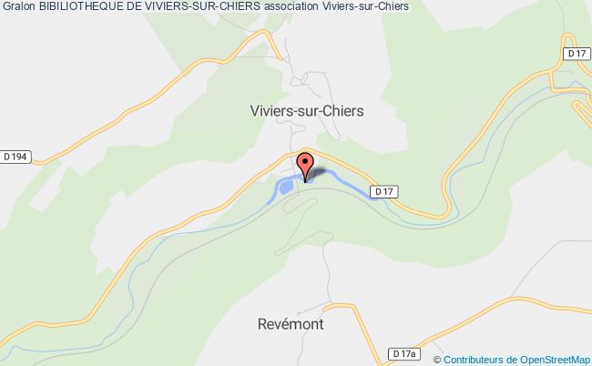 plan association Bibiliotheque De Viviers-sur-chiers Viviers-sur-Chiers