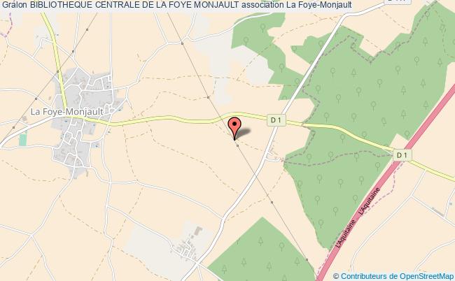plan association Bibliotheque Centrale De La Foye Monjault La Foye-Monjault
