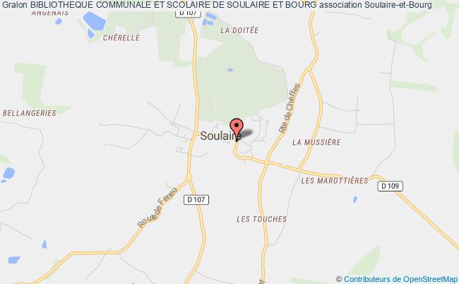 plan association Bibliotheque Communale Et Scolaire De Soulaire Et Bourg Soulaire-et-Bourg