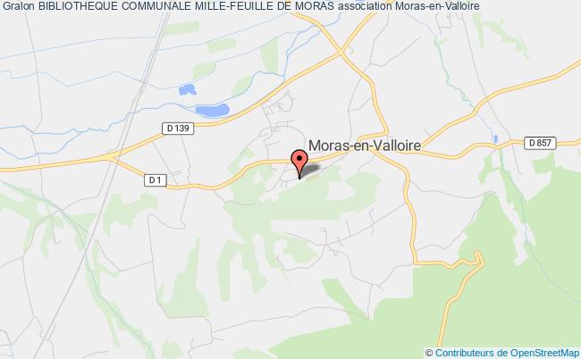 plan association Bibliotheque Communale Mille-feuille De Moras Moras-en-Valloire