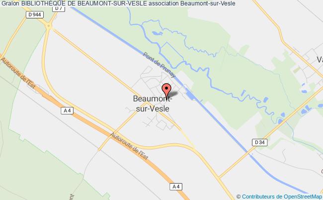 plan association BibliothÈque De Beaumont-sur-vesle Beaumont-sur-Vesle