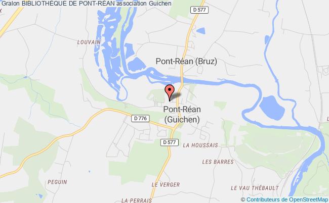 plan association BibliothÈque De Pont-rÉan Guichen
