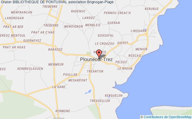 plan association Bibliotheque De Pontusval Plounéour-Brignogan-Plage