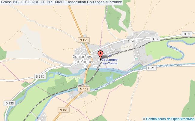 plan association BibliothÈque De ProximitÉ Coulanges-sur-Yonne