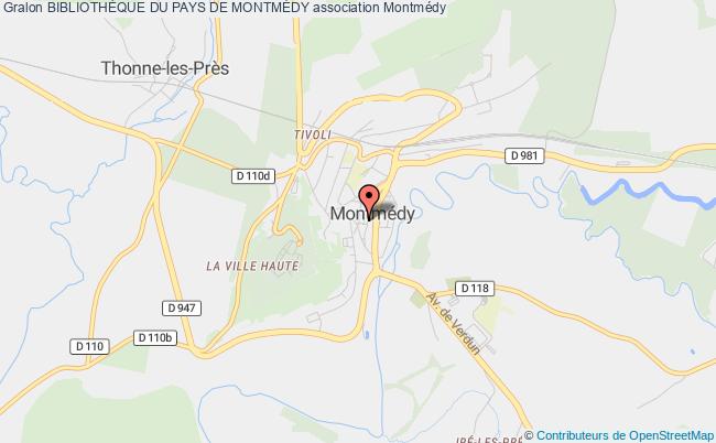 plan association BibliothÈque Du Pays De MontmÉdy Montmédy