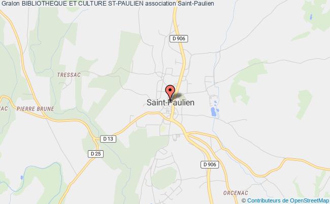 plan association Bibliotheque Et Culture St-paulien Saint-Paulien