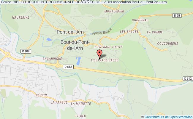 plan association Bibliotheque Intercommunale Des Rives De L'arn Bout-du-Pont-de-Larn